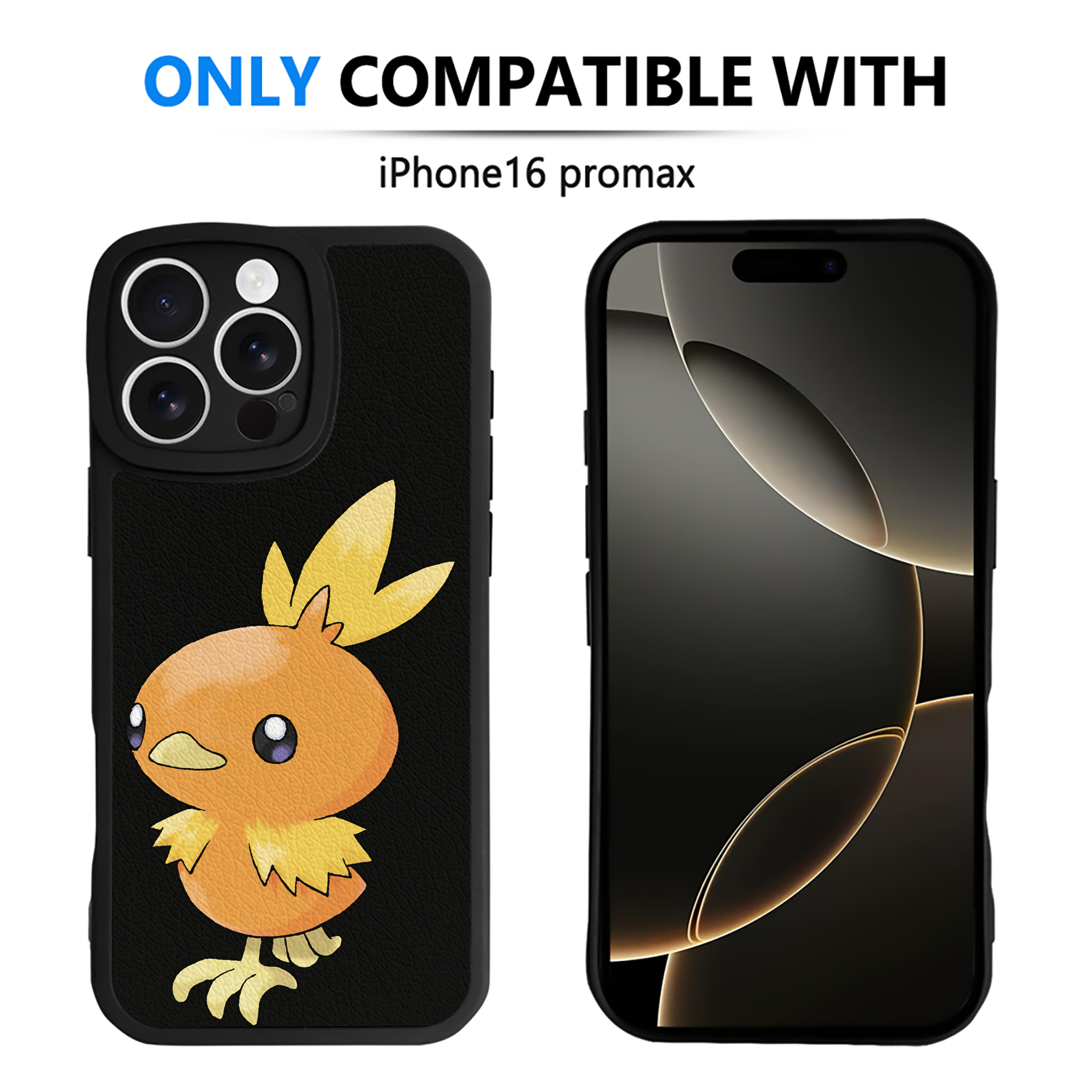 （画像用） ポケットモンスター Pokémon 【iPhone 16シリーズ対応】シリコンスマホケース（レザー調） 材質：シリコン